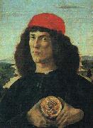 Sandro Botticelli Portrait of a Man with a Medal oil painting reproduction